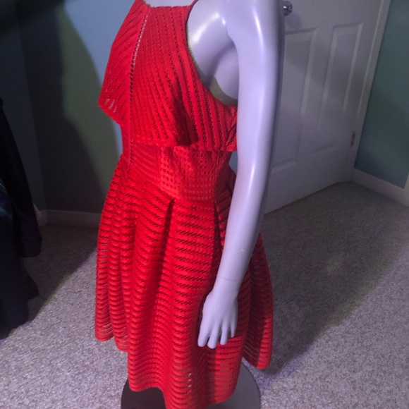 Sexy and fun Little Red Party Dress size Large - Picture 3 of 10
